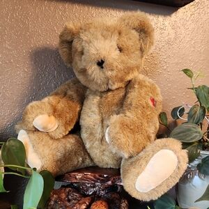 Vermont Teddy Bear Company Poseable Plush Bear Vintage